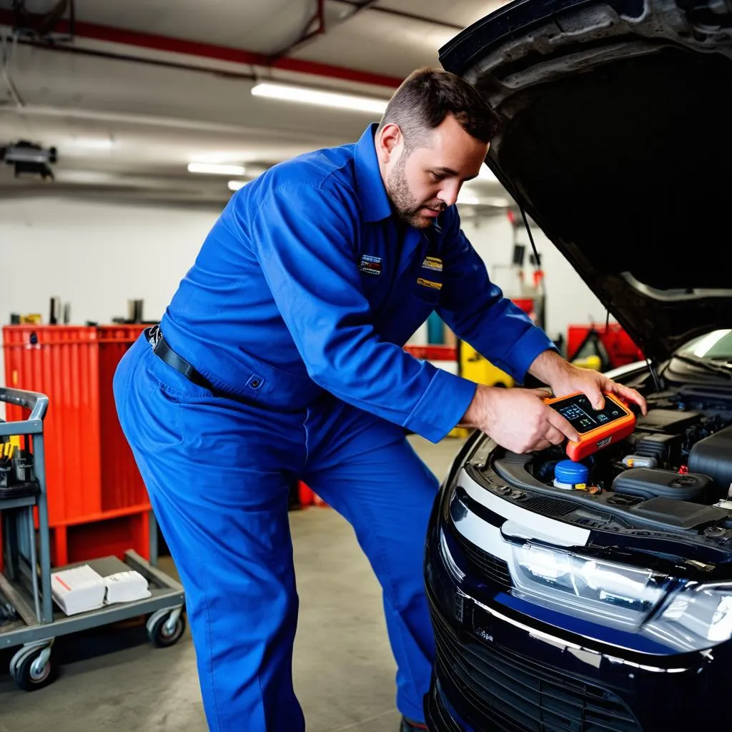 Mécanicien Moteur de Voiture