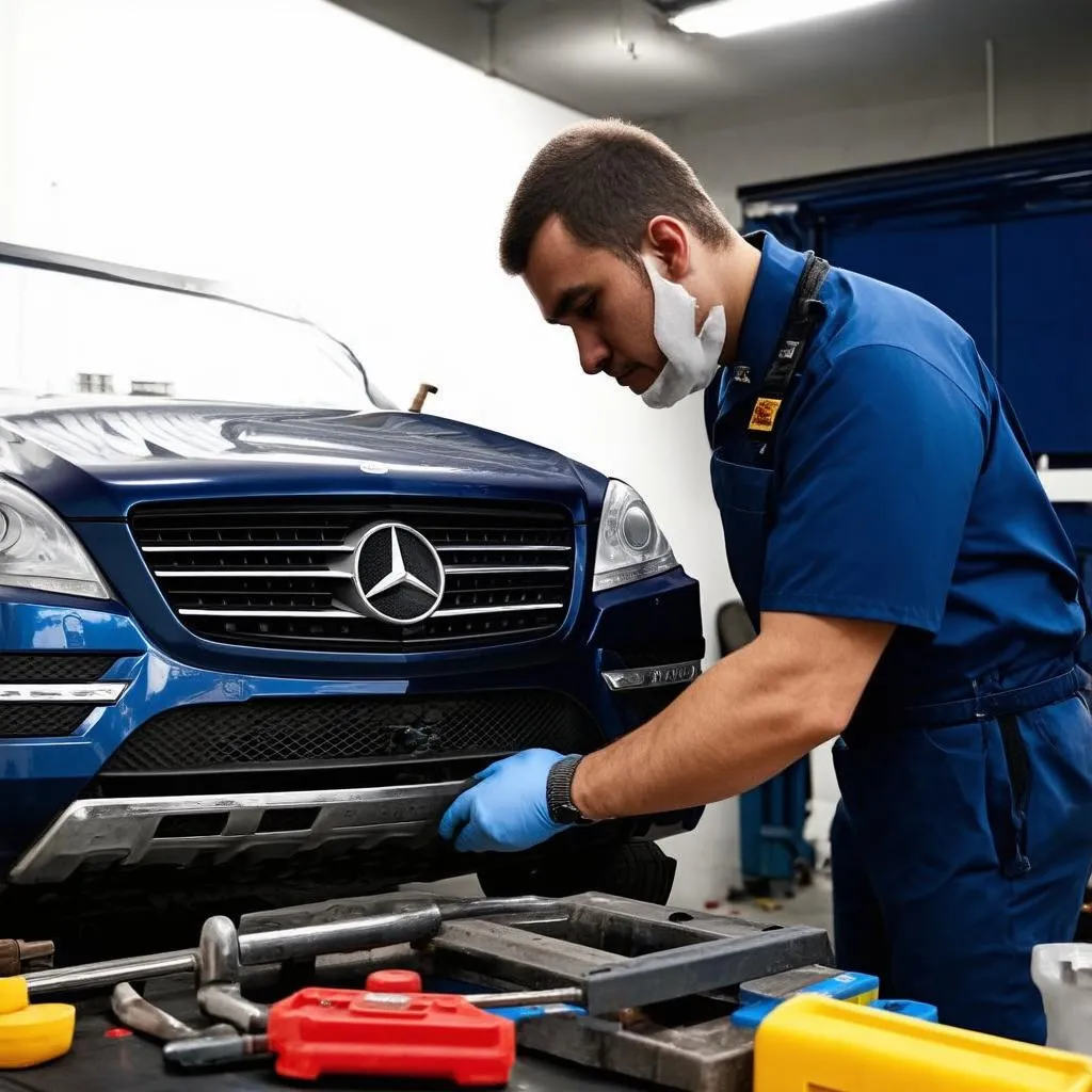 Mercedes Benz ML320 repair