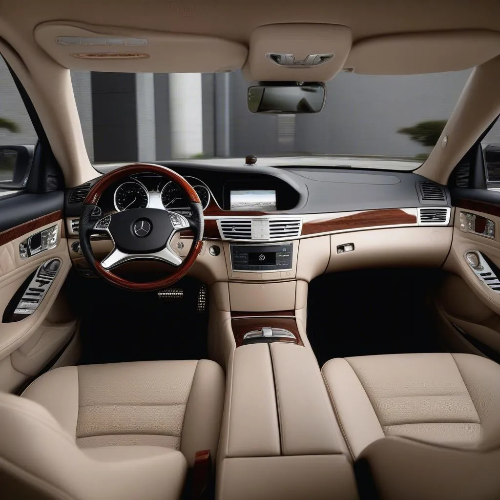 Mercedes-Benz W221 S65 Interior