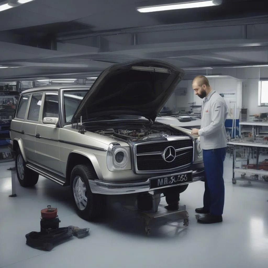 Atelier de réparation Mercedes-Benz