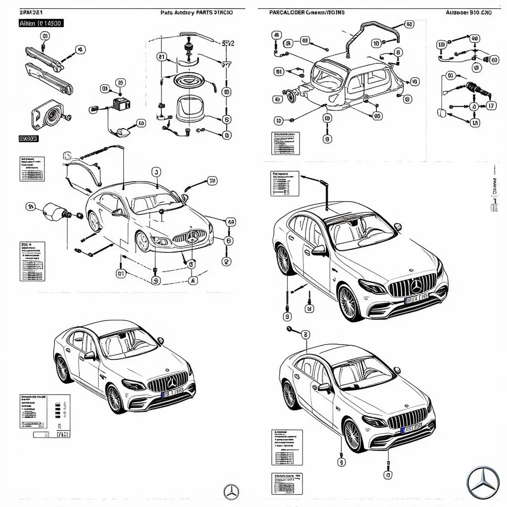 Catalogue de pièces Mercedes