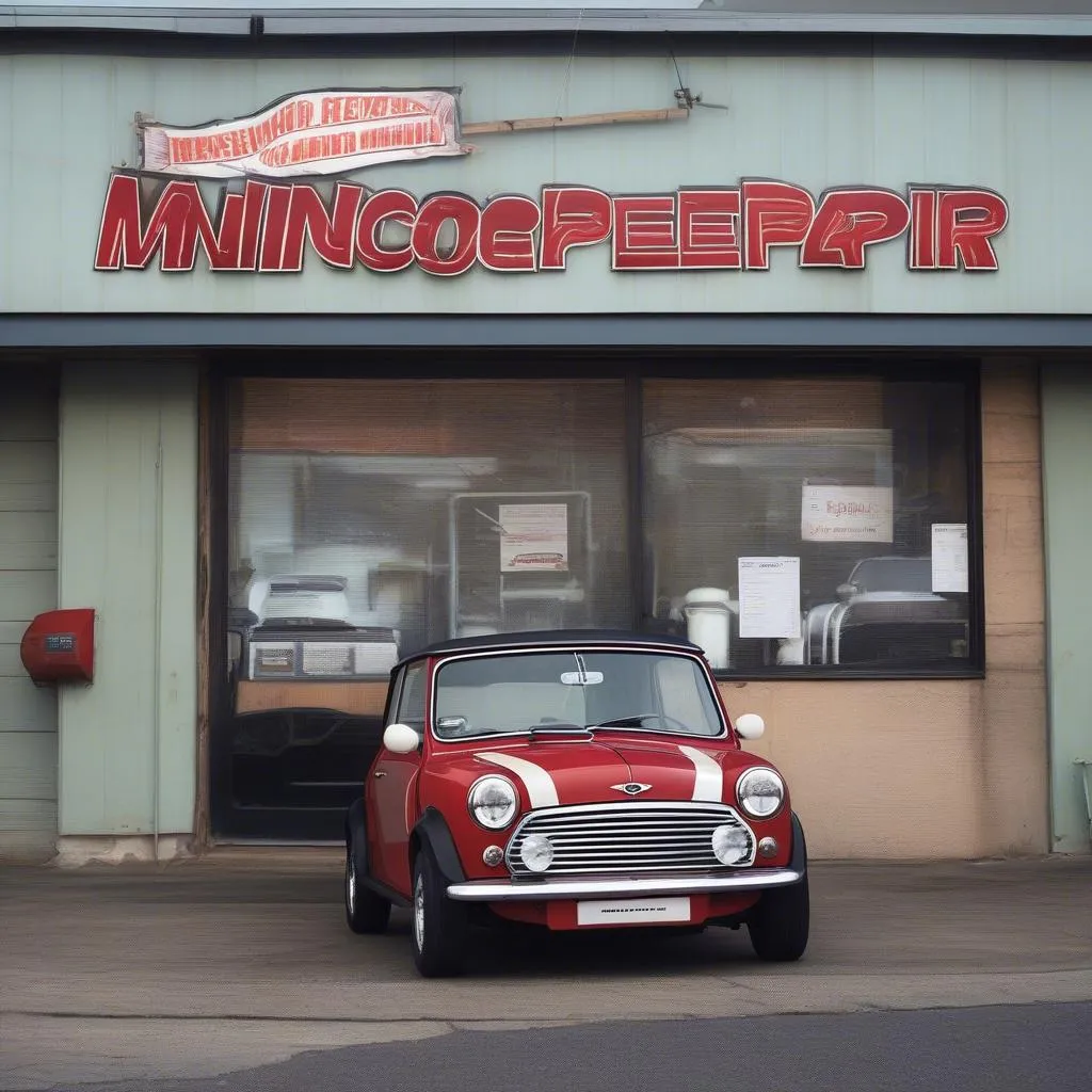 Mini Cooper repair shop