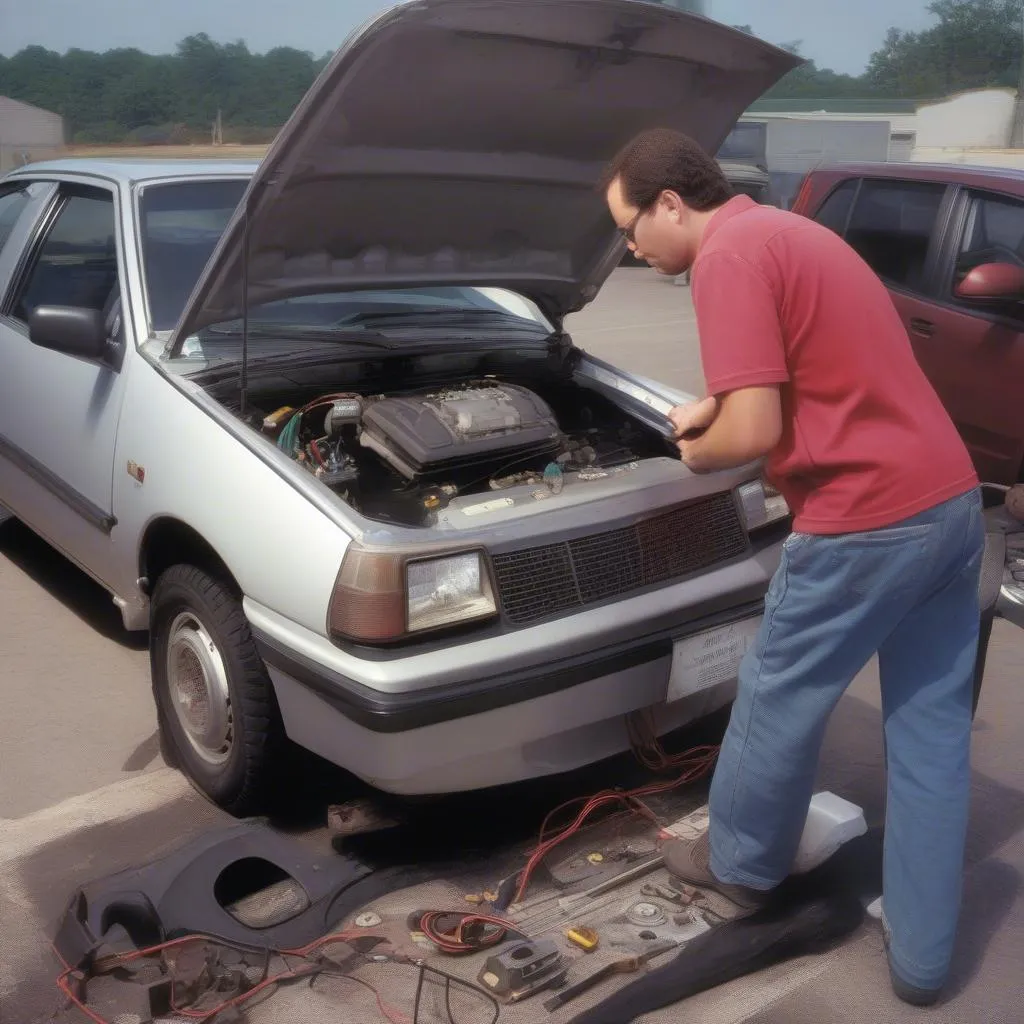 Le module de commande de la transmission (TCM) d'une Chevrolet Metro