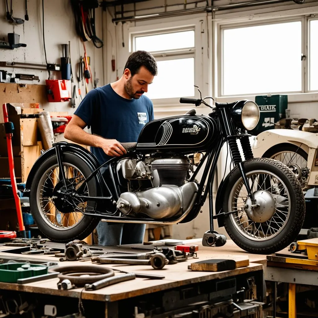 Motoculture ancienne à Saint-Laurent-des-Autels