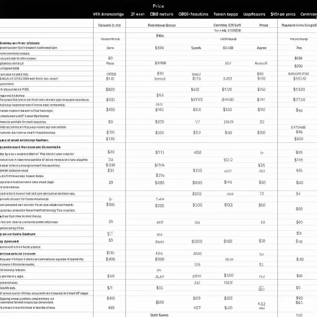 Comparaison des applications OBD