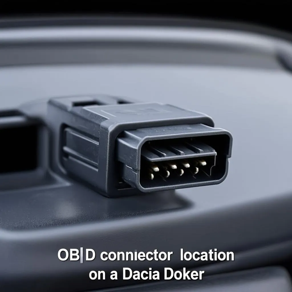 OBD connector Dacia Dokker