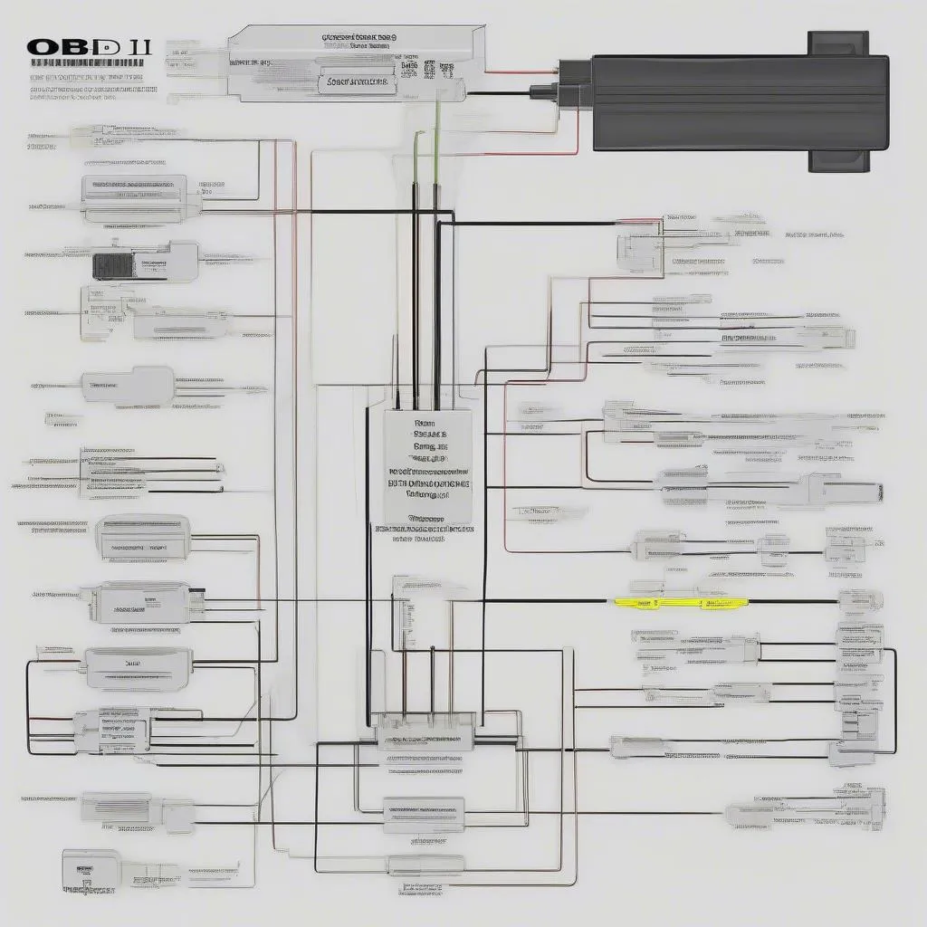 Schéma de câblage du connecteur OBD II