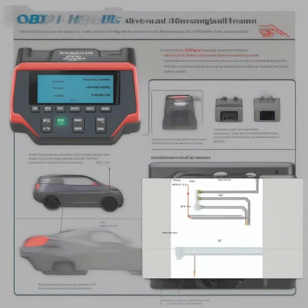 Outil de diagnostic OBD-II pour la lecture des codes d'erreurs DTC