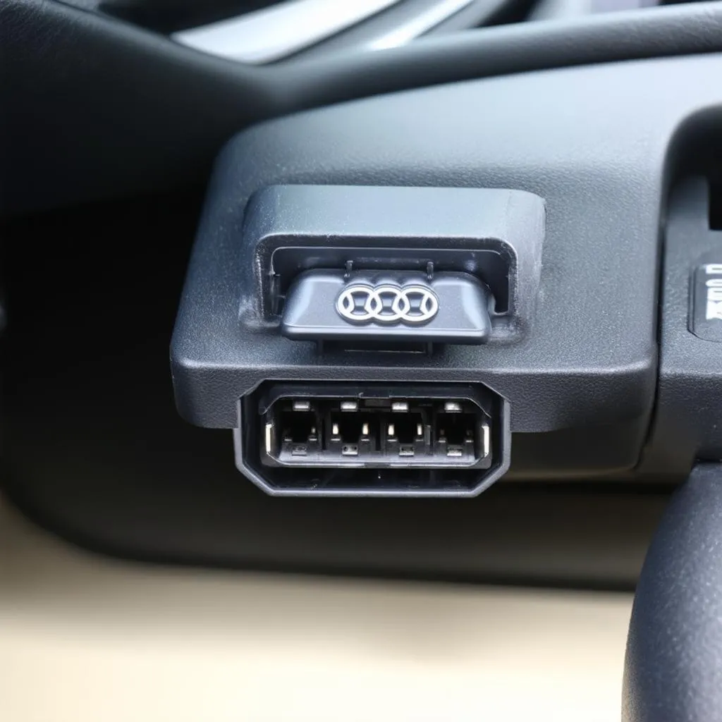 Port OBD sur Audi Q4