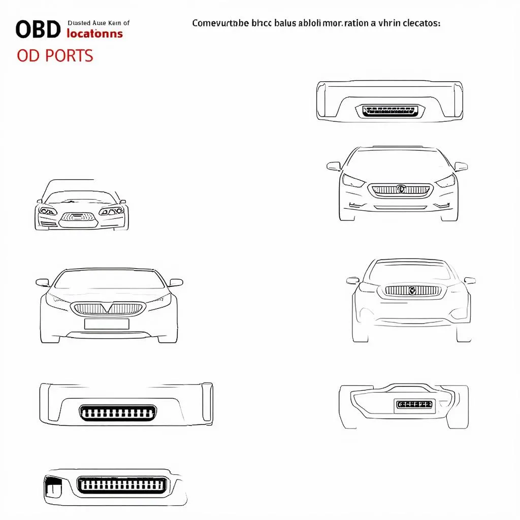 Guide de l'emplacement du port OBD