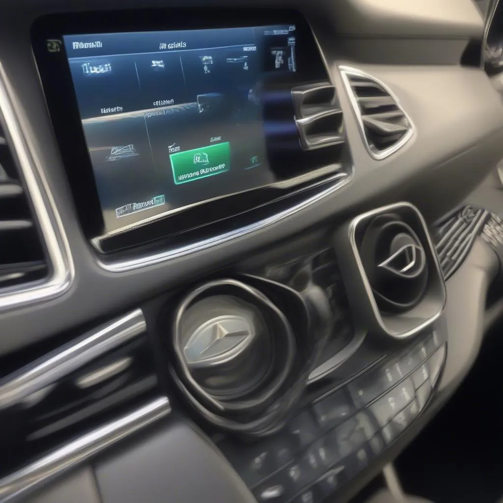 Emplacement du port OBD sur une Mercedes-Benz CLS