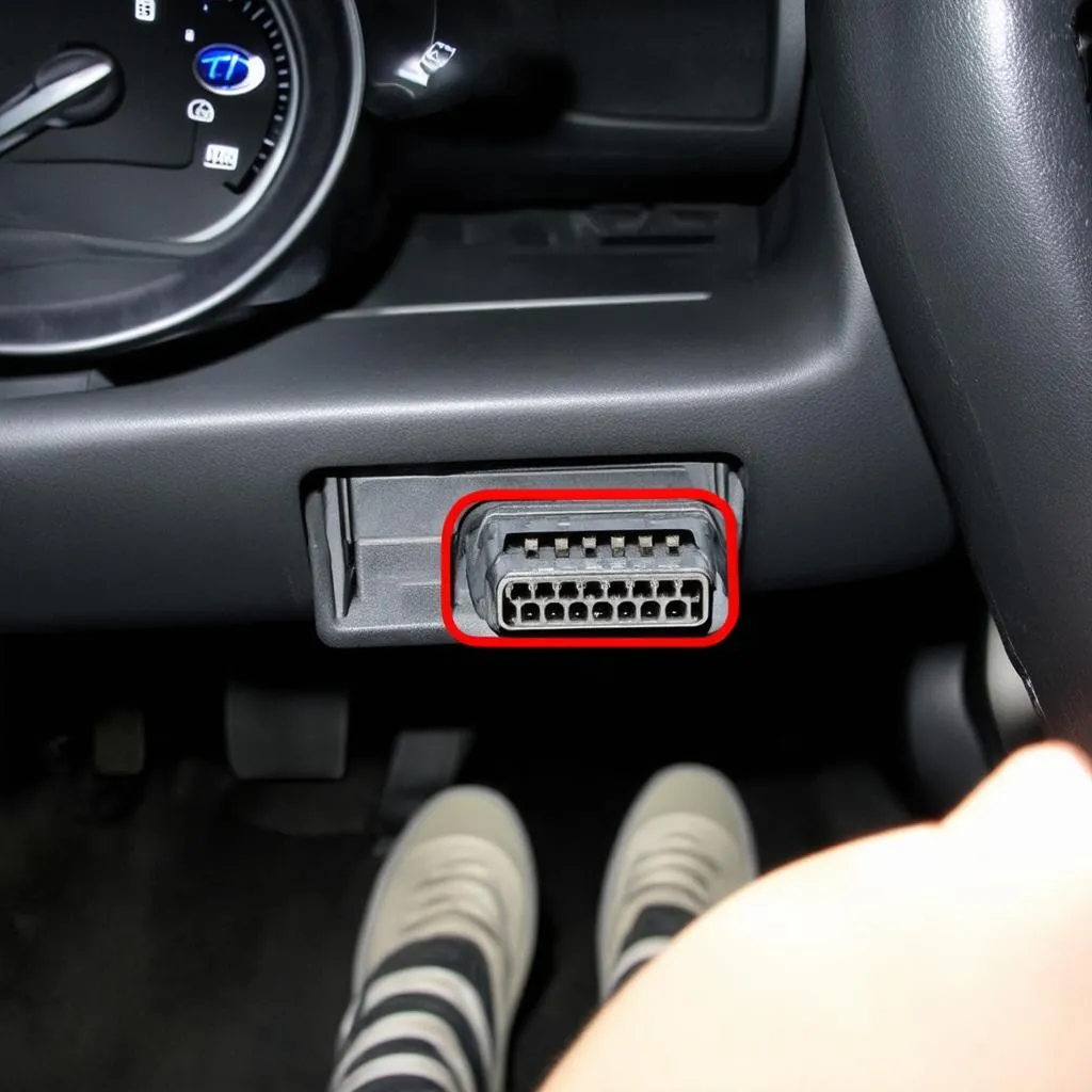 Subaru Legacy OBD port location