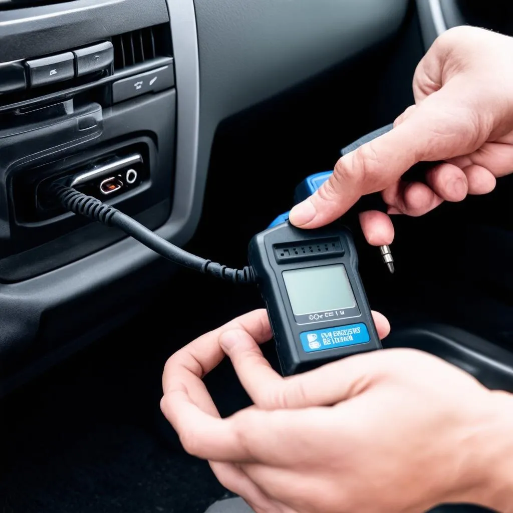 Car Diagnostics with OBD Scanner