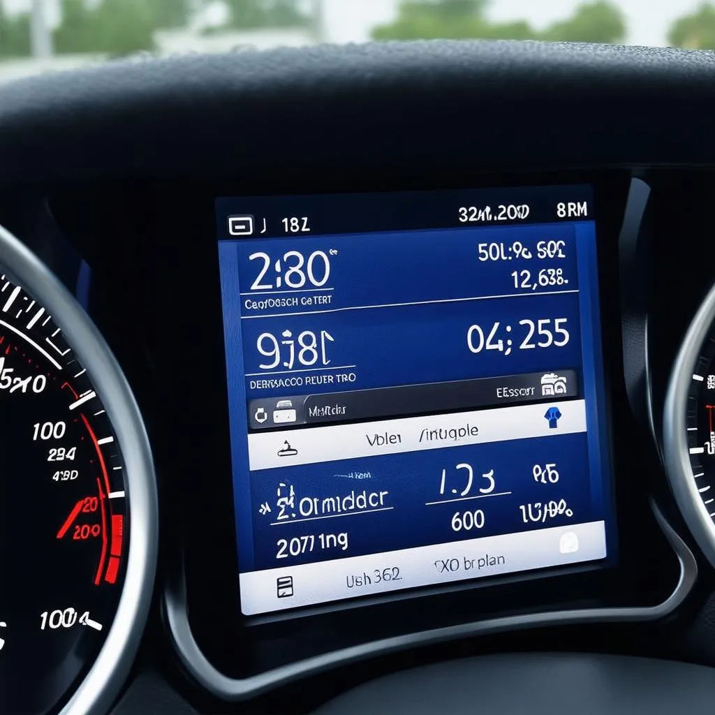 OBD Scanner dashboard