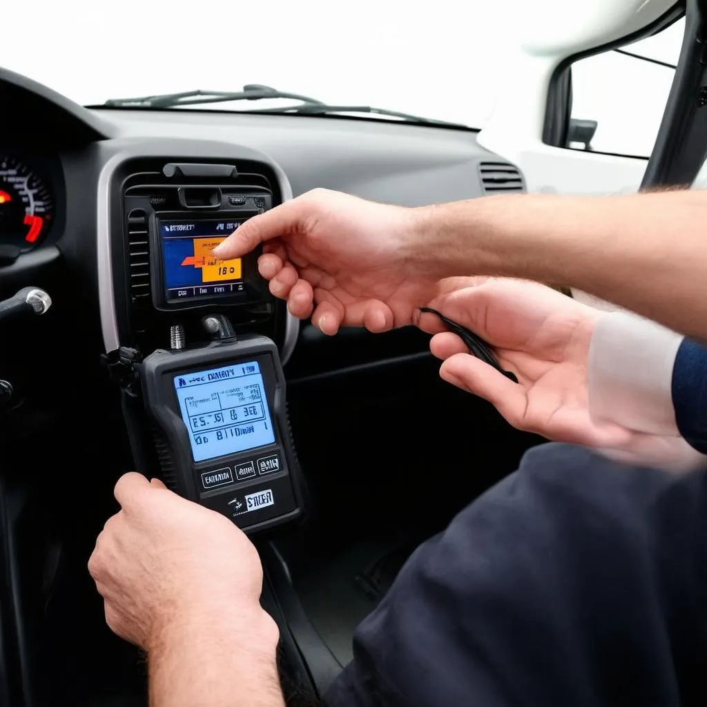 Scanner OBD pour diagnostiquer une voiture