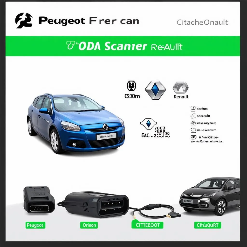 Bộ quét OBD cho xe Pháp