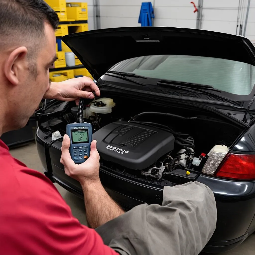 Scanner OBD connecté à une Pontiac Grand Prix