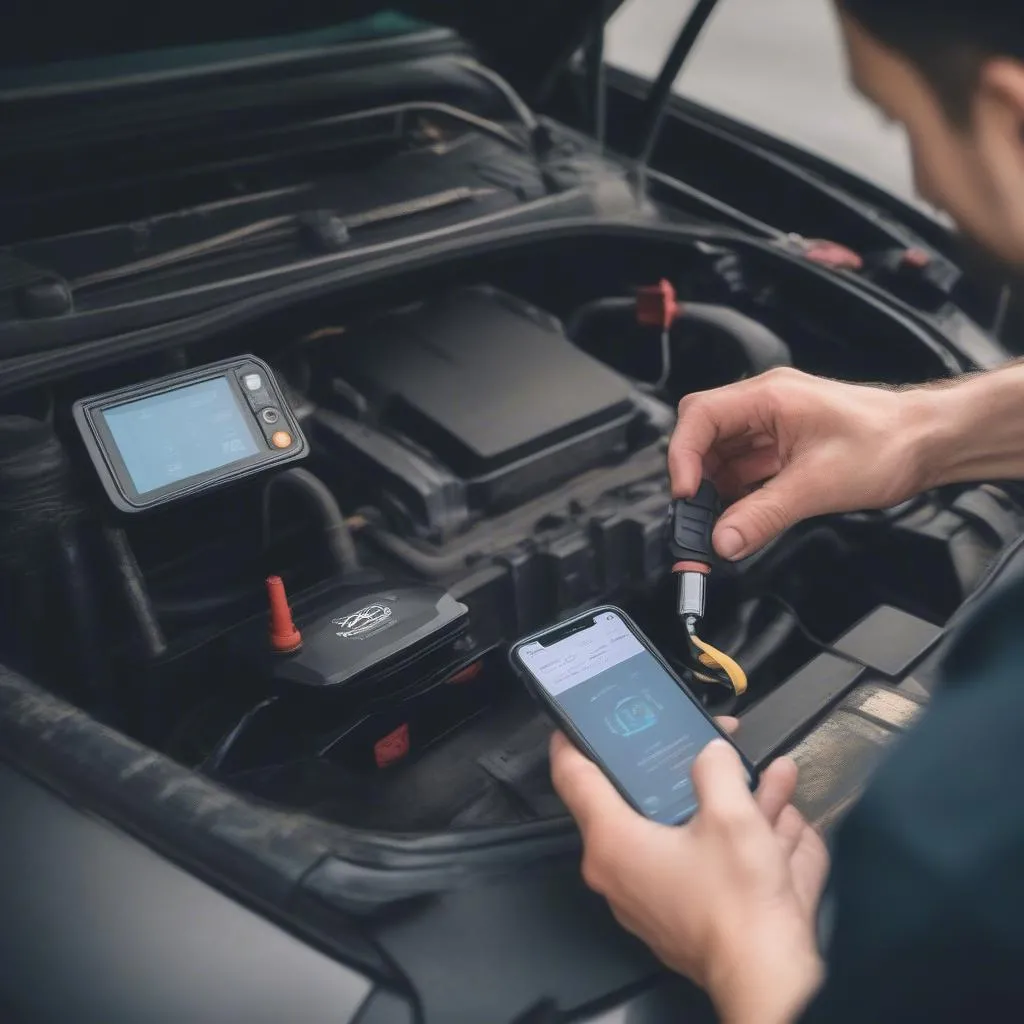 Tester OBD iPhone pour diagnostic de voiture