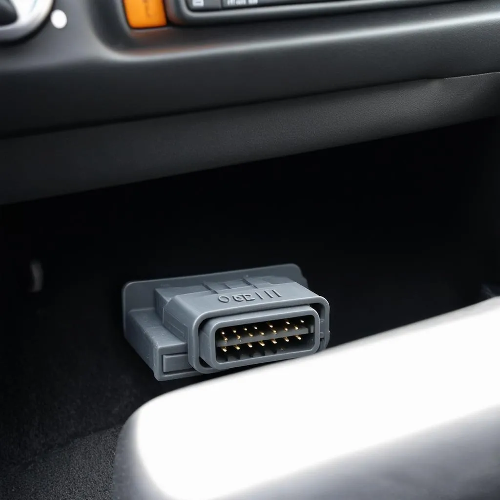 OBD-II connector location