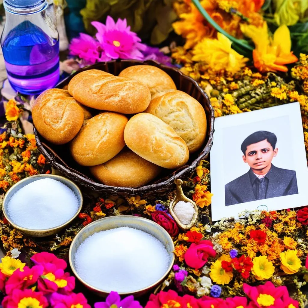 Details of an Ofrenda