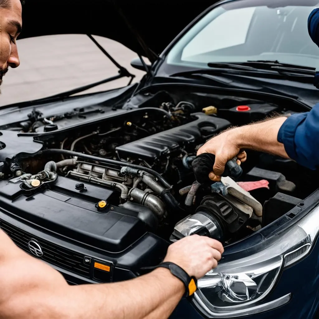 Réparation d'une Opel Astra