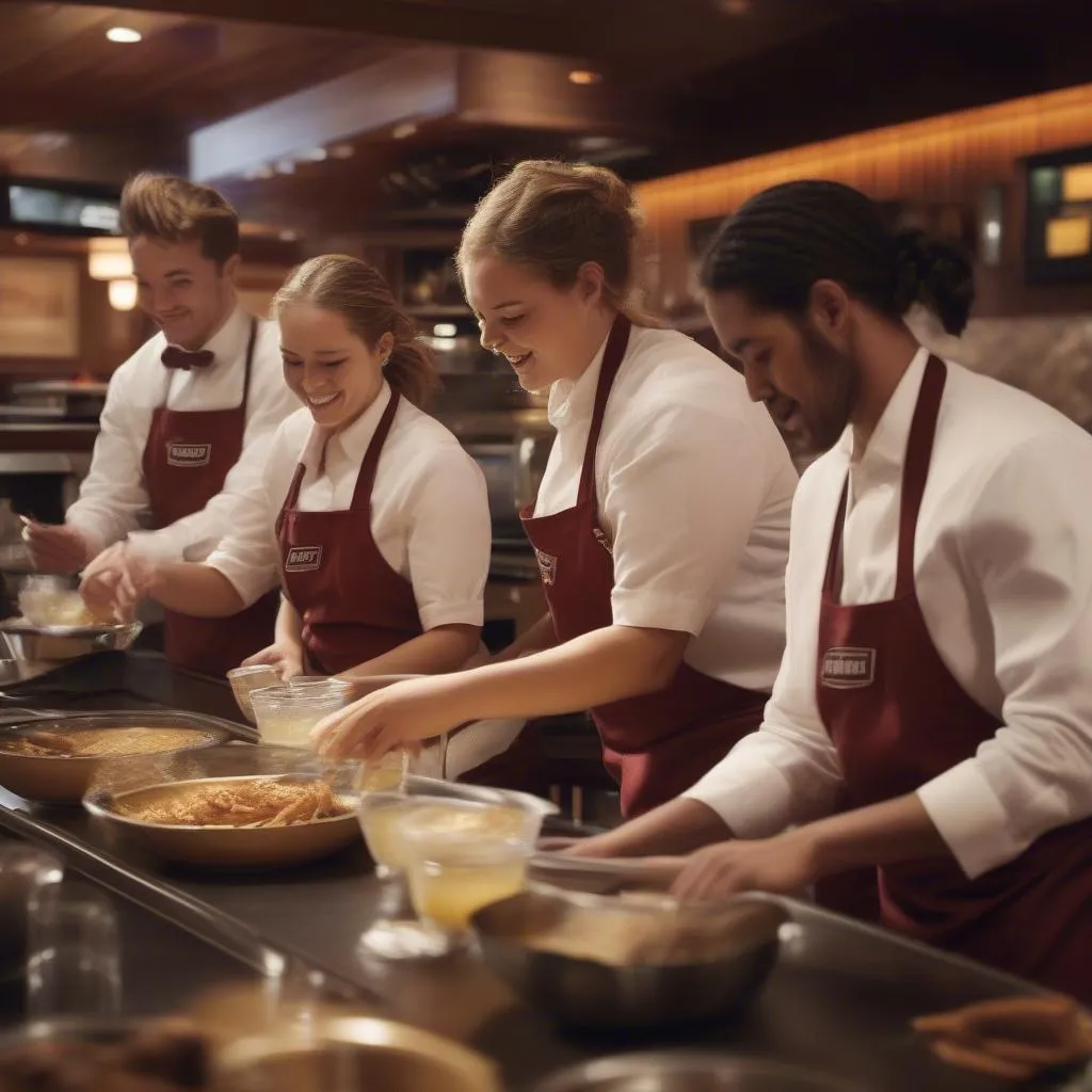 outback steakhouse staff