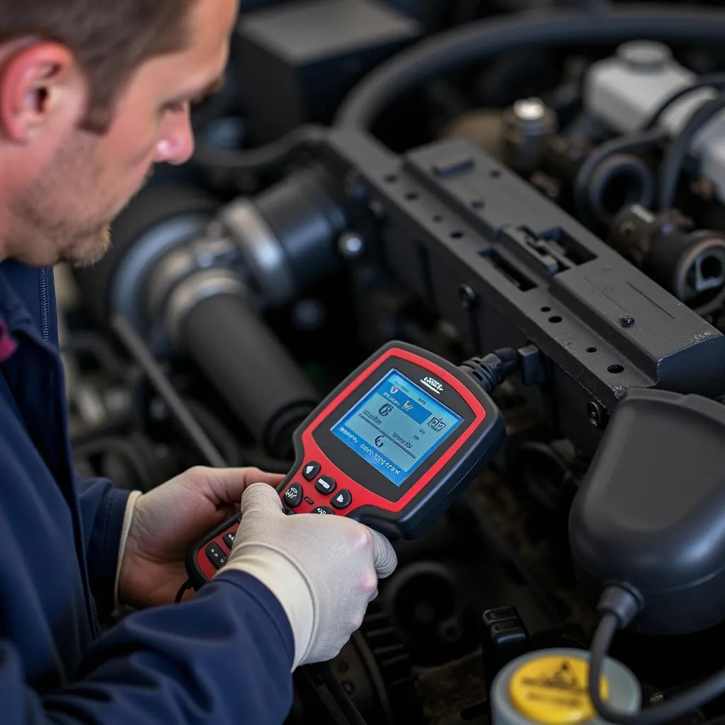 Outil de diagnostic OBD-II connecté à un S10