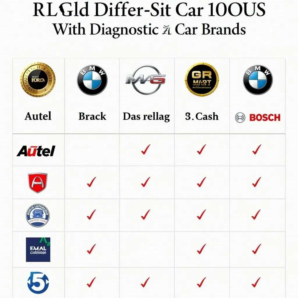 Sélection d'outils de diagnostic automobile pour différentes marques de voitures