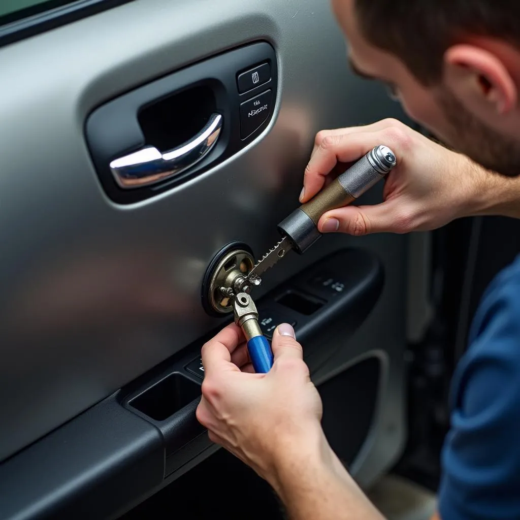 Comment débloquer une porte de voiture bloquée