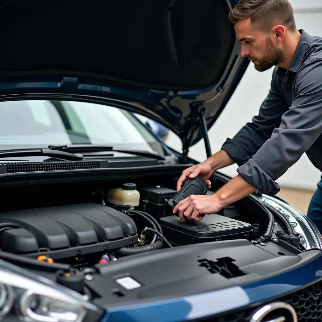 Panne du système électrique d'une voiture