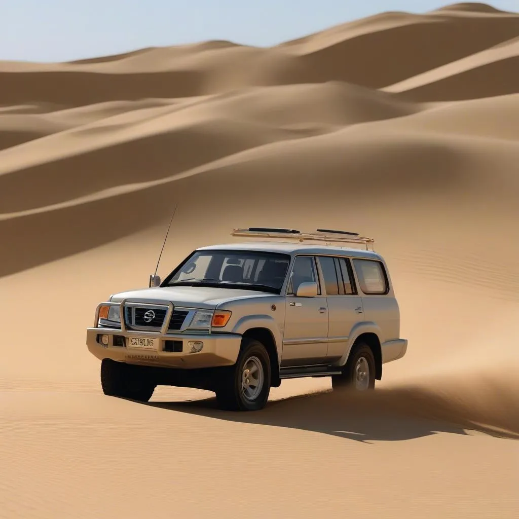 Nissan Patrol 2002 desert driving