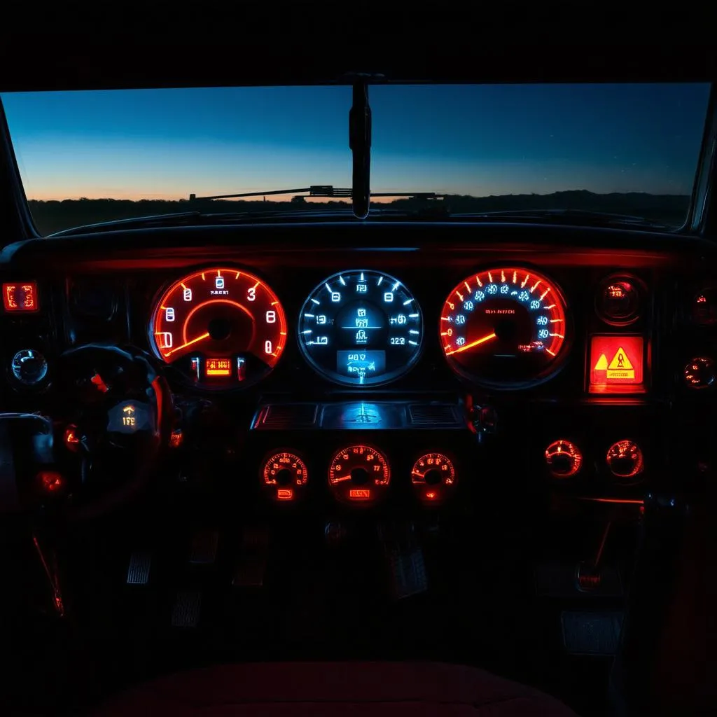 Peterbilt 579 Dashboard