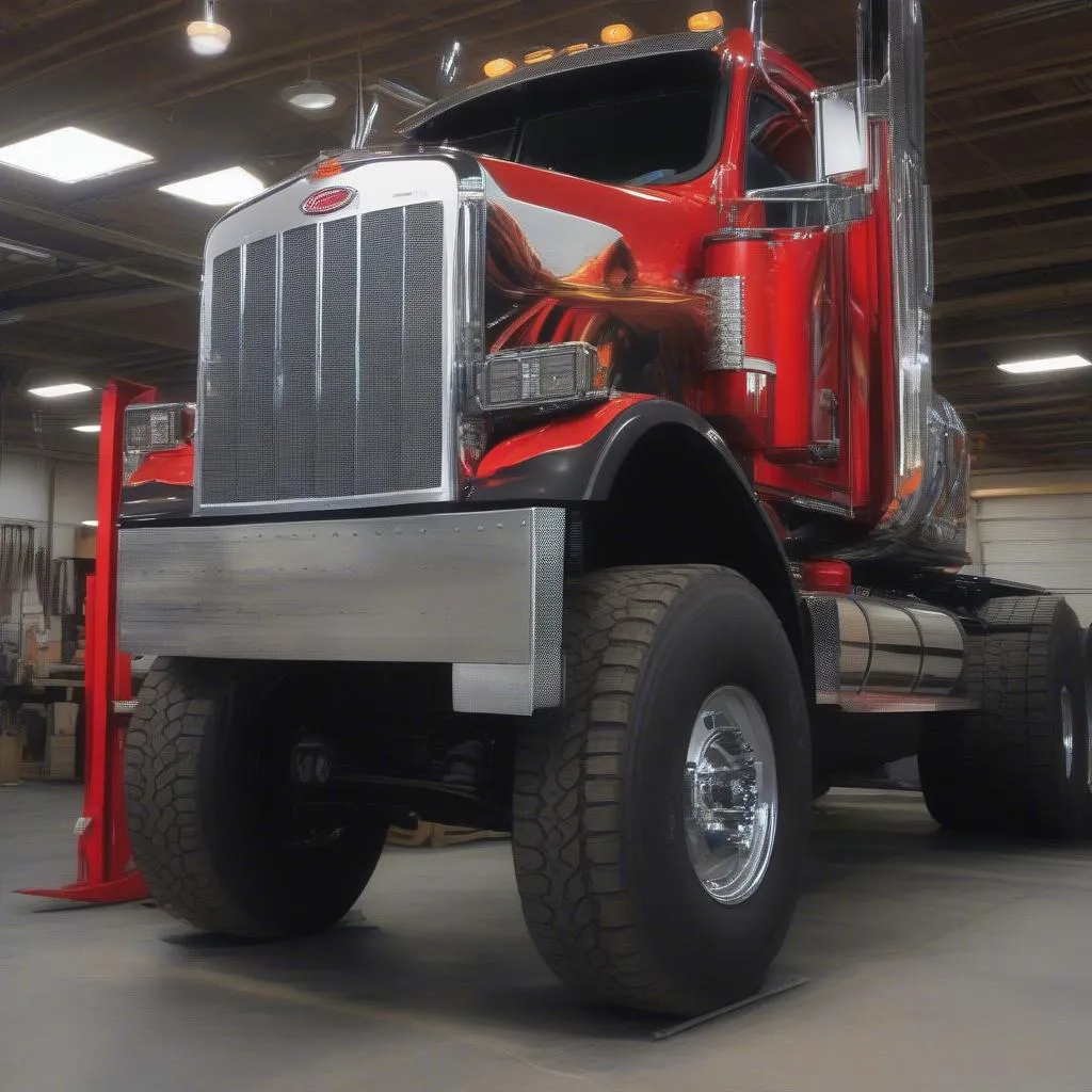 Peterbilt truck modification