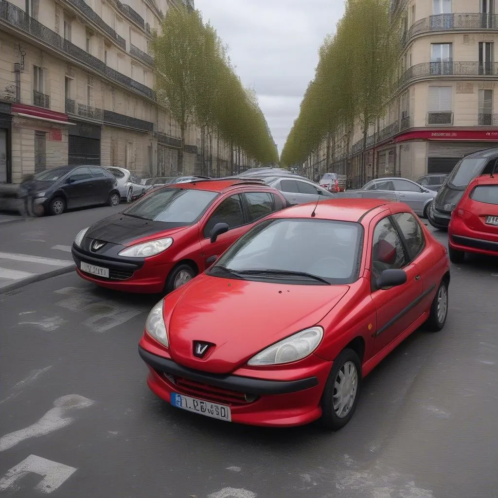 Peugeot 206 à moins de 3000 euros