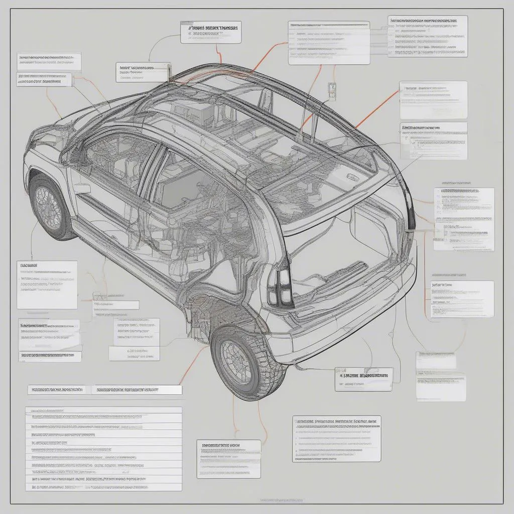 Schéma de câblage WABCO ABS pour une voiture Peugeot