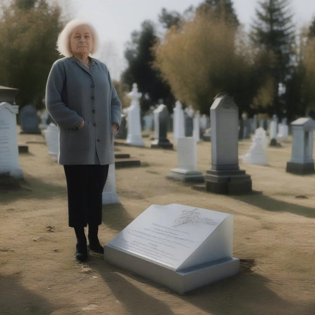 Plaque funéraire en verre pour cimetière en Belgique