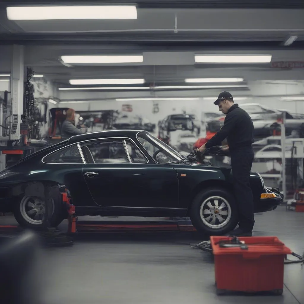 Porsche Dealer Workshop