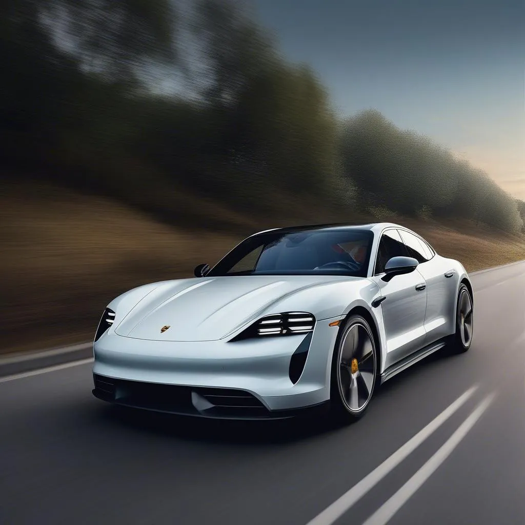 Porsche Taycan electric car