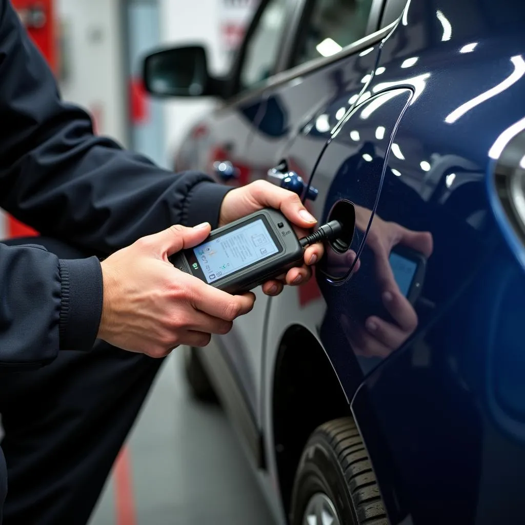 Prise OBD Renault et outil de diagnostic