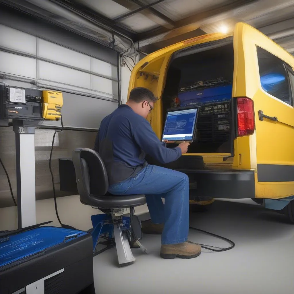 Scanner de diagnostic pour un camion Pro Demand