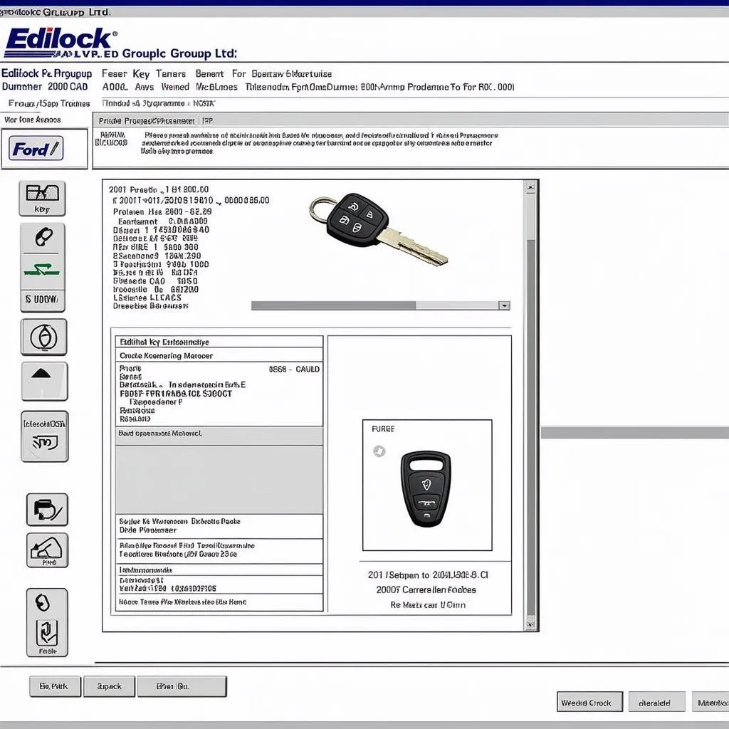 Programming a key for a 2001 Ford car