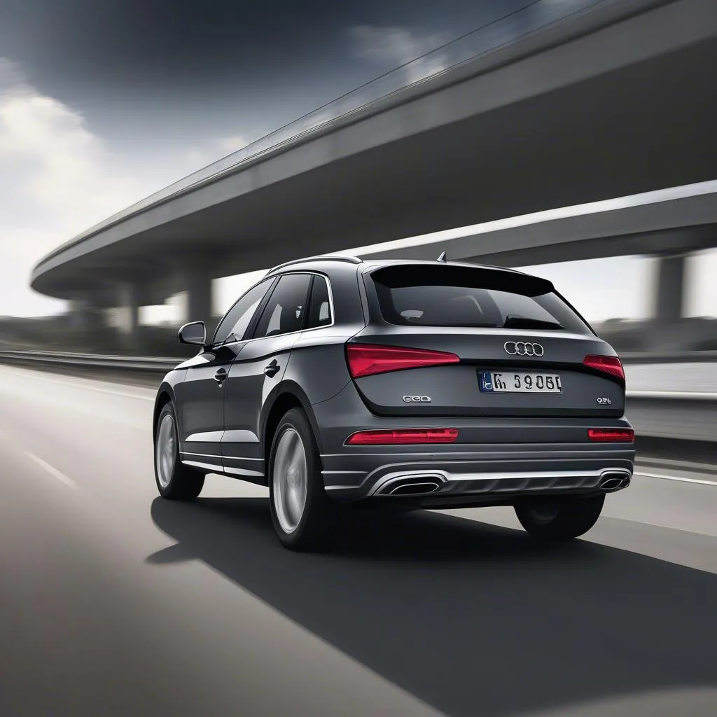 Audi Q5 sur autoroute