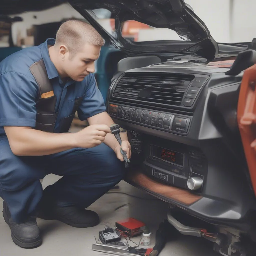 Radio de voiture compatible avec la voiture