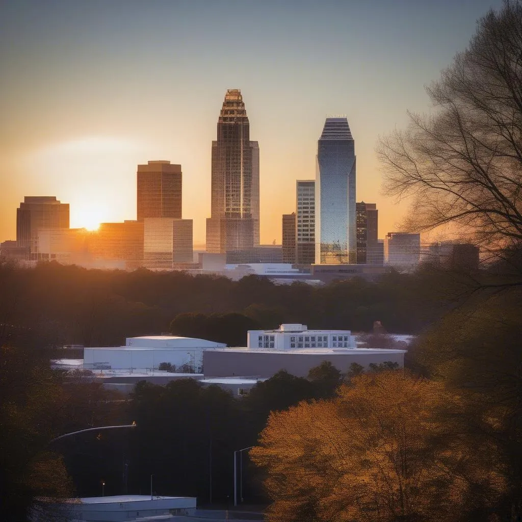 Raleigh skyline