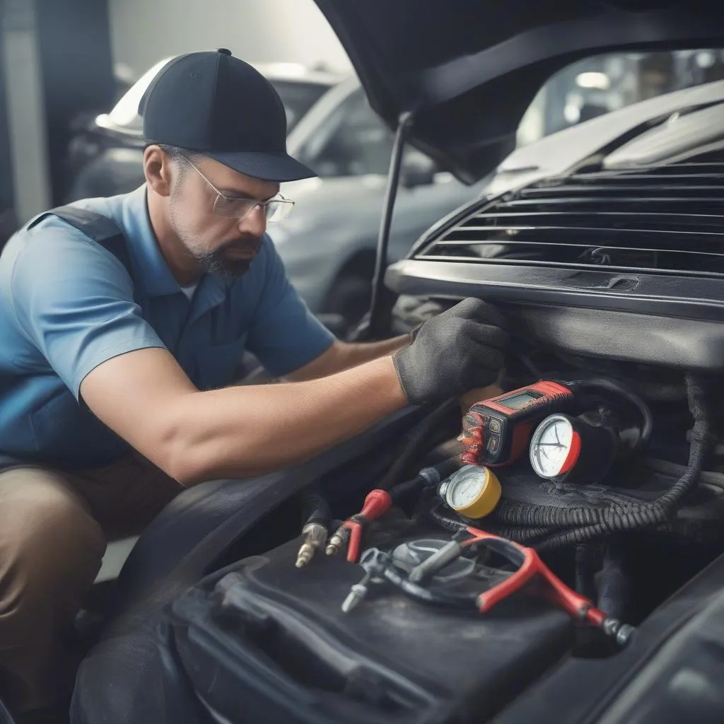 Comment recharger le système de climatisation d’une voiture