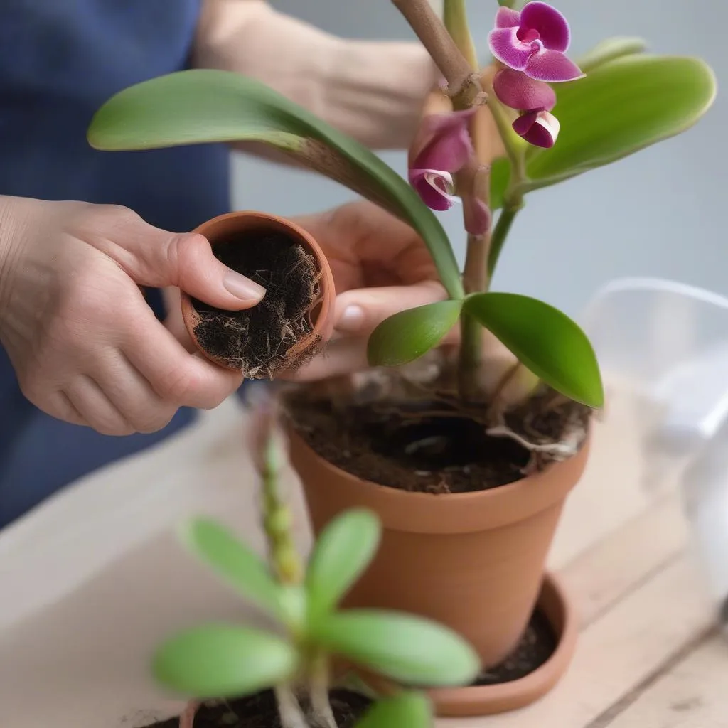 Rempoter une orchidée