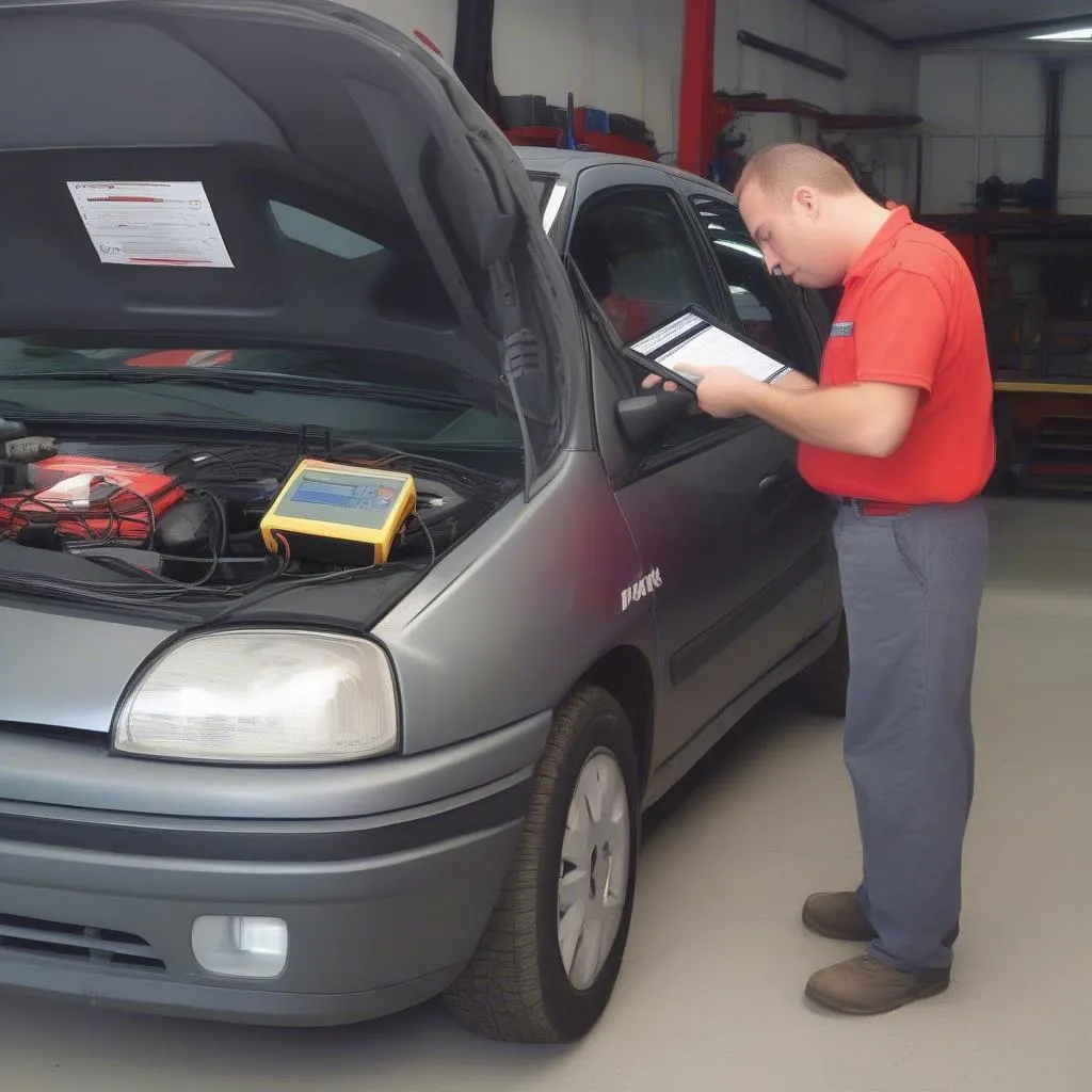 Diagnostic OBD2 Renault Clio 2