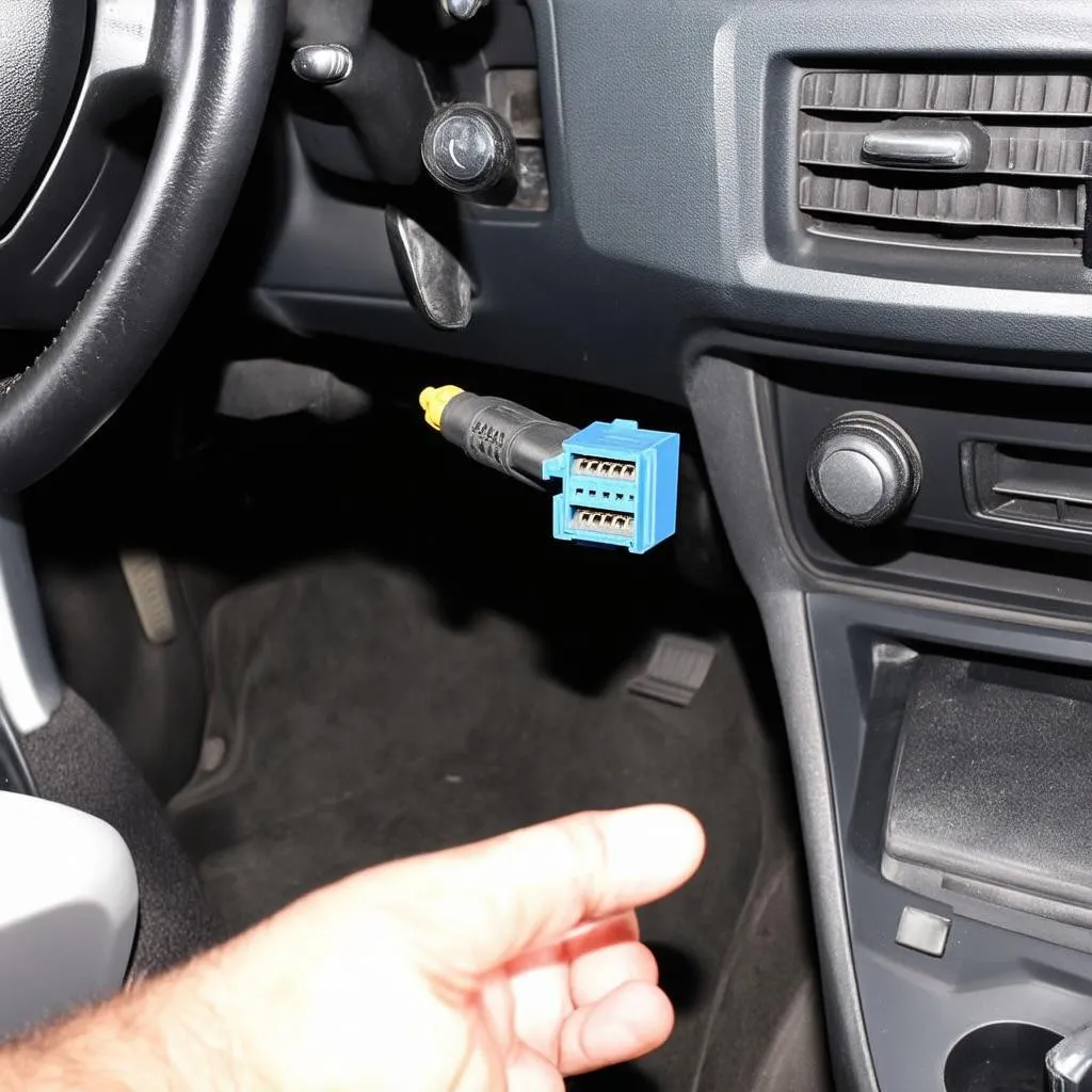 Renault Kangoo OBD Location