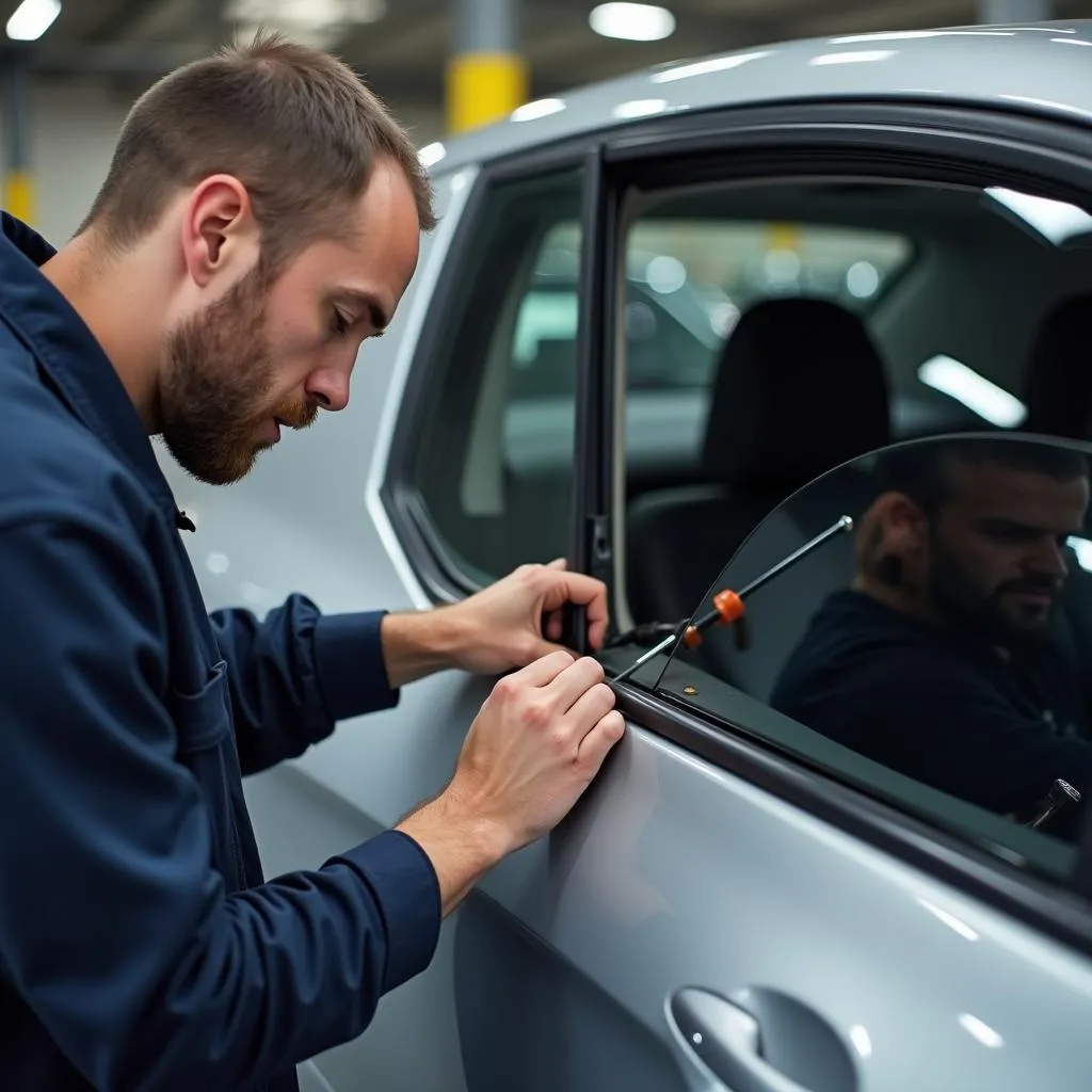 Réparation d'une vitre électrique de voiture à Paris