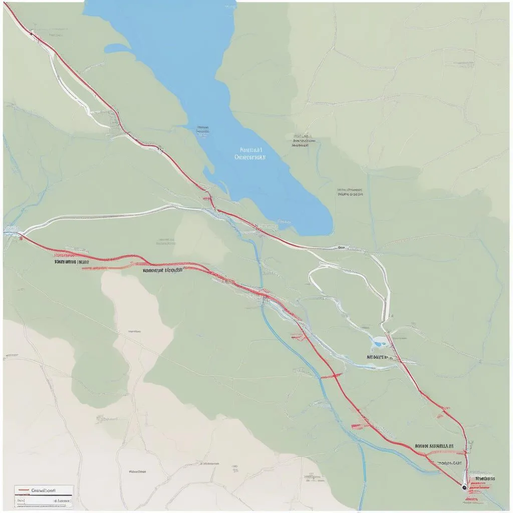 Routes possibles pour se rendre à Saint-Laurent-des-Autels